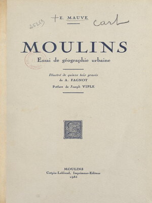 cover image of Moulins